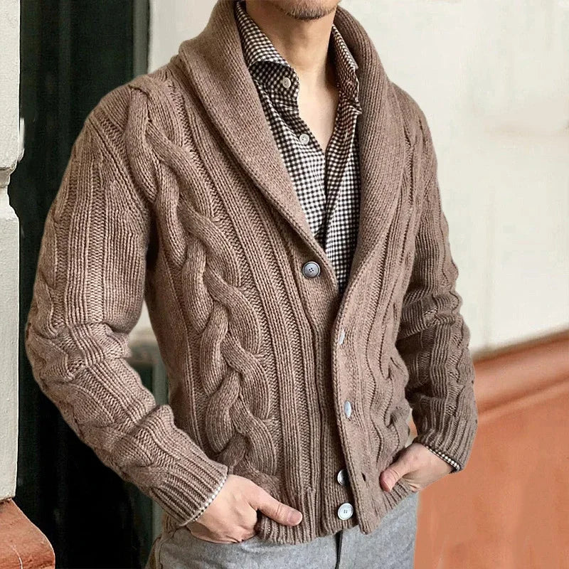 Lumière™ Men's Knitted Cardigan