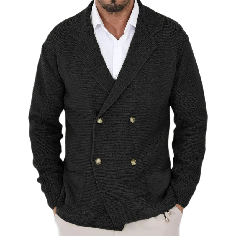 Lumière™ Knitted Cardigan with Double Buttons