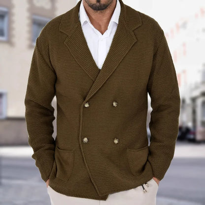 Lumière™ Knitted Cardigan with Double Buttons