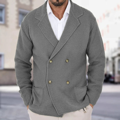 Lumière™ Knitted Cardigan with Double Buttons